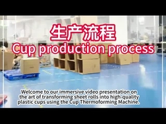 Máquina de termoformagem de plástico PLC com área de formação de 750*500 mm