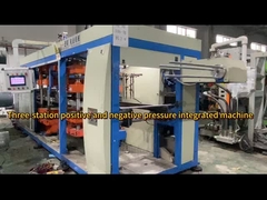 Máquina integrada de três estações de pressão positiva e negativa