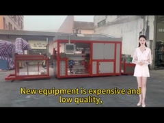 Máquina de termoformagem de bandejas de plástico totalmente automática