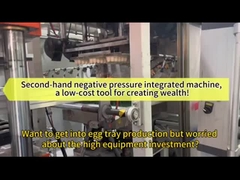 Máquina de termoformagem de plástico de três estações totalmente automática