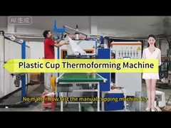 Máquina de fabricação de copos de plástico de uso único totalmente automática