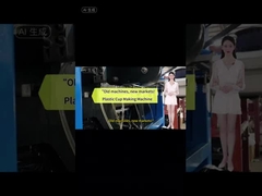 Máquina de fabricação de placas e copos de plástico descartáveis de alta eficiência e poupança de energia