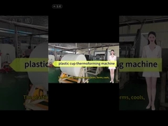 Máquina de fabricação de copos de plástico descartáveis