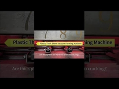 Máquina de termoformagem a vácuo de chapa plástica espessa totalmente automática