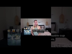 Máquina de fazer xícaras de café de plástico totalmente automática