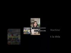 Máquina de fabricação de copos de plástico de alta produção totalmente automática