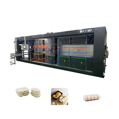 Máquina de moldagem a vácuo totalmente automática elétrica usada com área de moldagem de 710*850 mm