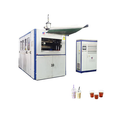Máquina de termoformagem de copos de plástico usado Máquina de fabricação de copos de plástico descartável/máquina de formação de vidro/máquina de termoformagem de bandejas de alimentos
