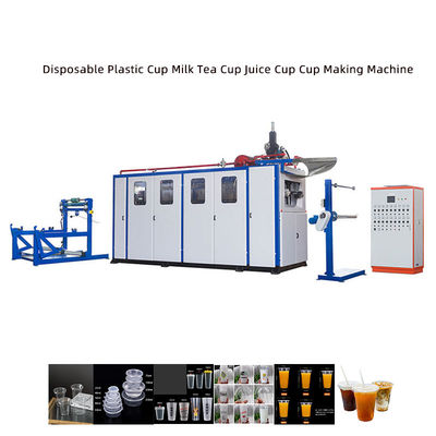 Máquina de termoformagem de bandejas de plástico usadas Máquina de fabricação de copos descartáveis manual