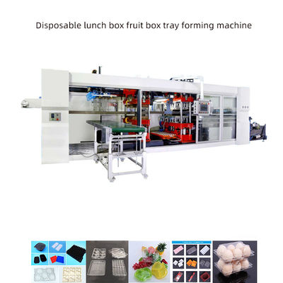 Máquina automática de moldagem a vácuo de plástico para embalagens alimentares