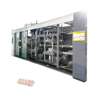 Máquina de termoformagem de plástico com sistema de controlo PLC