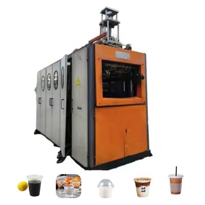 Máquina de fabricação de copos de plástico para copos de café de PP e copos de bebidas frias de PET