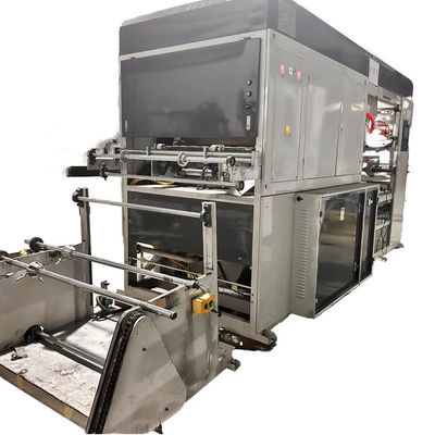 Caixa de plástico de segunda mão bandeja de plástico totalmente automática máquina de formação de vácuo de uma peça