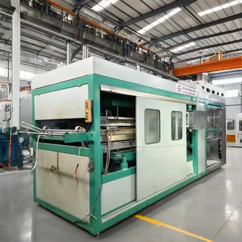 Máquina de termoformagem de plástico totalmente automática para área de formação de 1220*710 mm e profundidade máxima de formação de 180 mm