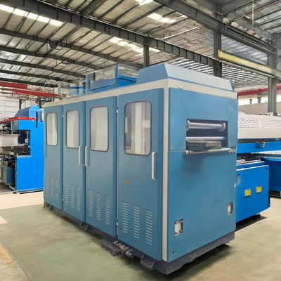 Máquina de fabricação de copos de plástico de alta eficiência com sistema de aquecimento de 7,5 kW e controle PLC
