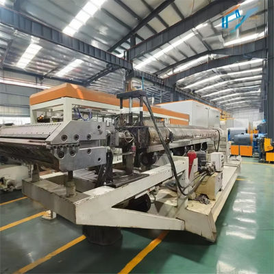 Máquina de extrusão de plástico de produção ideal com alta capacidade e resfriamento por água