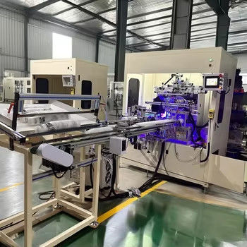 Máquina de impressão de copos de plástico e papel de 90-120 mm com controlo PLC e ecrã táctil
