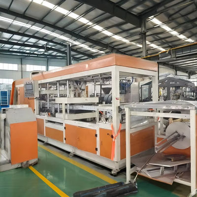 Máquina de moldagem a vácuo de plástico de alta eficiência 120KW Potência 6000*1800*2100mm