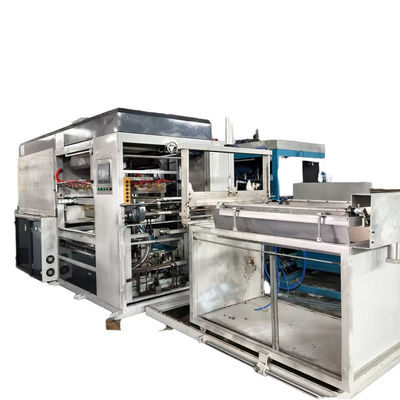 Máquina de moldagem a vácuo de plástico 8000 kg Peso da máquina e profundidade máxima de moldagem de 180 mm