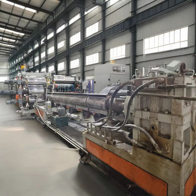 Extrusor de reciclagem de plástico pequeno usado instalação e depuração porta a porta global, máquina de extrusão de plástico fácil de operar