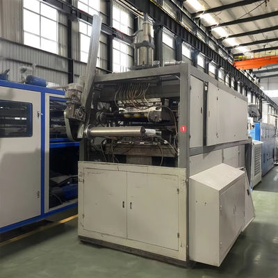 Máquina de termoformagem totalmente automática de copos de plástico descartáveis com 8000 kg de peso e 7,5 kW de potência de aquecimento