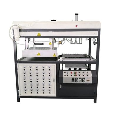 Pequena máquina de vácuo de formação de bolhas manual com velocidade de produção máxima de 240 vezes/hora e potência de aquecimento de 12,5kw