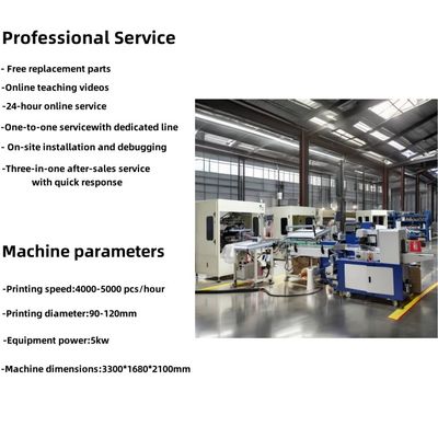 Máquina de impressão de copos de plástico automática de offset Copos descartáveis de plástico secos de offset
