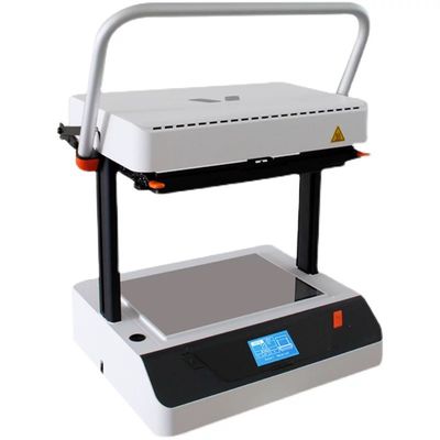 Máquina de moldagem a vácuo de borbulhas de comprimento de 280 mm para pequenos plásticos na indústria dentária