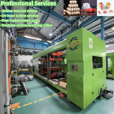Máquina de fazer bandejas de plástico de ovos totalmente automática Caixas de frutas de plástico Máquina de termoformagem de plástico