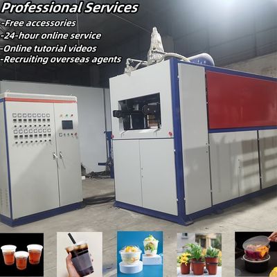 Máquina de fabricação de copos de plástico descartável usada