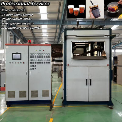 Máquina de fabricação de vidro de plástico totalmente automática