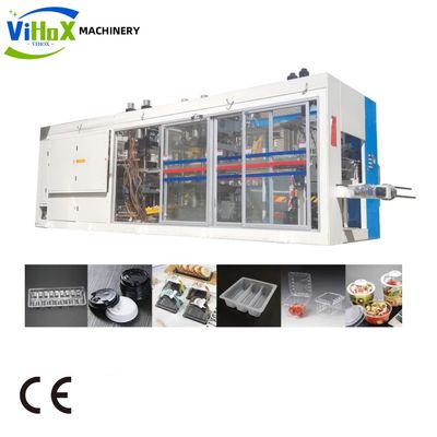 Máquina de termoformagem automática de caixa de almoço descartável