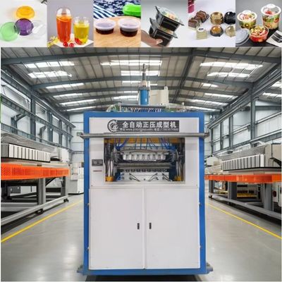 Máquina de termoformagem automática de copos de alta velocidade usada 15KW aquecimento para PP/PS/PET/HIPS