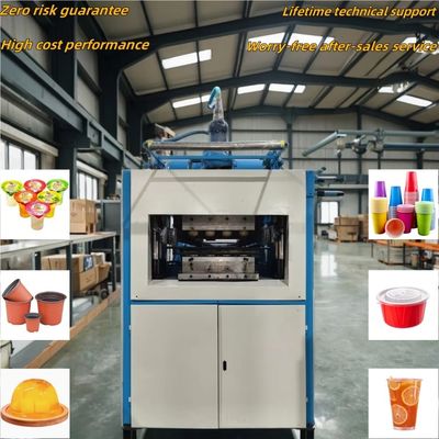 Máquina de termoformagem de copos de plástico descartáveis totalmente automática