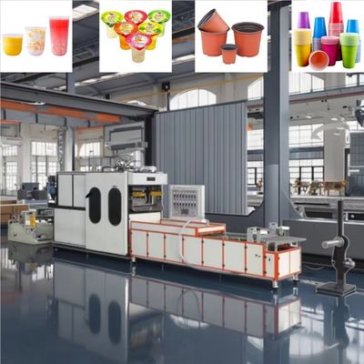 Máquina de moldagem de copos de plástico totalmente automática