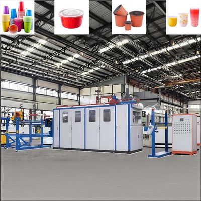 Máquina de fabricação de copos de plástico descartável fácil de operar