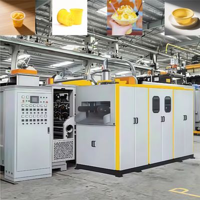Máquina de fabricação de copos de plástico descartável fácil de operar