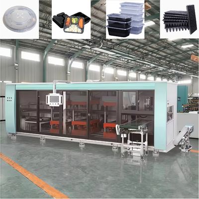 Máquina de termoformagem totalmente automática de recipientes de plástico para alimentos